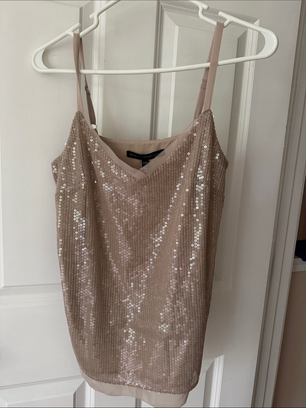 White House Black Market Cobblestone Sequin Camisole